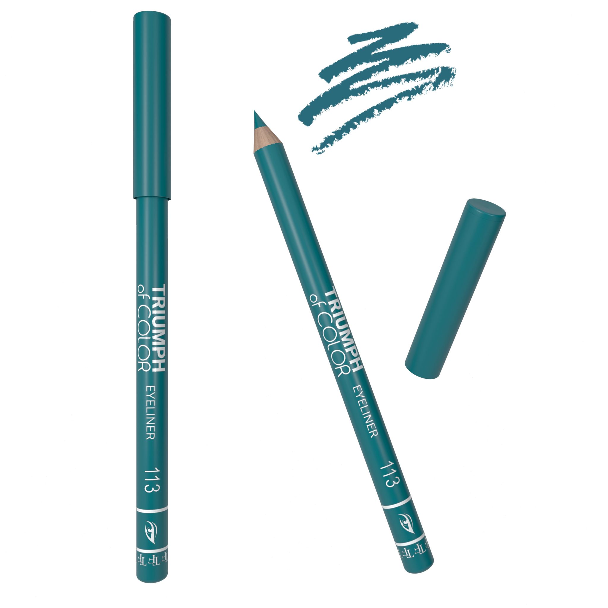 TF Карандаш для глаз COLOR EYELINER тон 113 dark turquoise/темно-бирюзовый CW-212