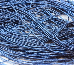 Канитель фигурная Трунцал 4-гранный 1,5мм темно-синий (№626)