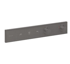 Hansgrohe RainSelect 15381340 Термостатический смеситель для ванны для 3 потреб. (чёрный хром шлифованный) фото