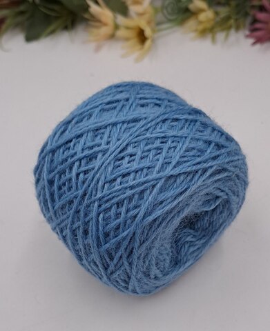 100% шерсть арт British wool фабрика Transilana - Blue 45 283м/100гр