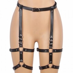 Гартеры кожаные на поясе Ohyeah