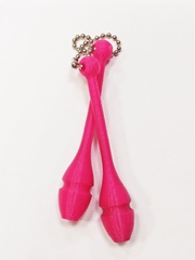 Брелок БУЛАВЫ со стразами гимнастические 