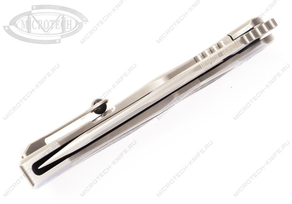 Нож Microtech Anax Integral 190C-7CFITI Bead Blast - фотография 