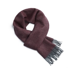 Шарф 30х200 Alpaka Fishbone Dark Purple Grey