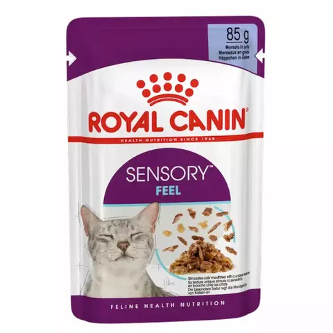 Влажный корм Royal Canin Sensory Feel (ощущения) для кошек в желе 85 г