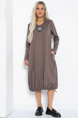 Платье Я жду тебя (кофе) П12313-15 LT Collection