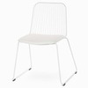 Стул Vivo белый с мягкой подушкой
