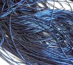 Канитель фигурная Трунцал 4-гранный 1,5мм темно-синий (№626)