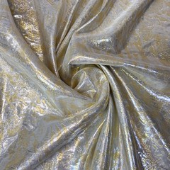 Ткань жаккард тафта золотой цвет 1048