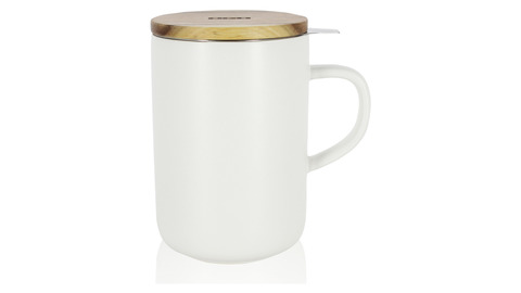 Кружка с ситечком 475мл OGO Juliet белая