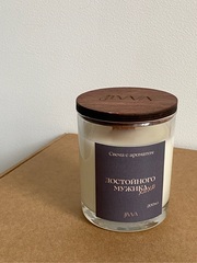 Свеча натуральная ароматическая JIWA 200 мл - "Достойного мужика"