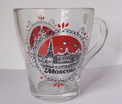 Кружка стекло 250 мл. Грация. Виды Москвы с Красным