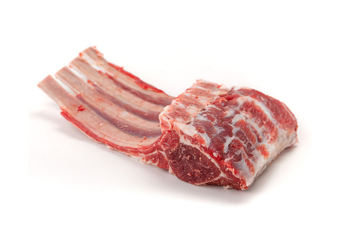 Корейка ягненка на кости 4 ребра замороженная~800г