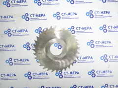 Фреза отрезная по металлу 100х1х27мм. z=32 Р6М5 с фаской без ш/п