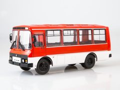 PAZ-3205 red-white 1:43 Modimio Our Buses #2