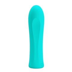 Мятный мини-вибратор Alfreda - 10,2 см. - 