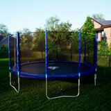 Батут DFC Trampoline Fitness с сеткой 16ft фото №6