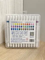 Акриловые маркеры Deli двусторонние