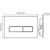 WasserKRAFT Glan 66TLT.010.ME.BL.MG03 Система инсталляции для унитазов