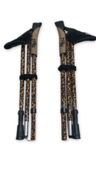 Палки для трейлраннинга TRS Hard TRAIL 2025 (леопардовый цвет)