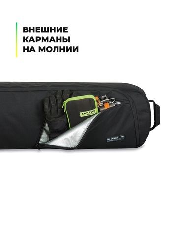Картинка чехол для горных лыж Dakine fall line ski roller bag Black - 6