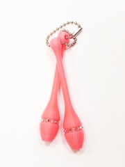 Брелок БУЛАВЫ со стразами гимнастические 