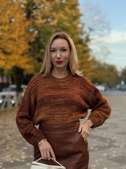 Мастер-класс по вязанию спицами джемпера 