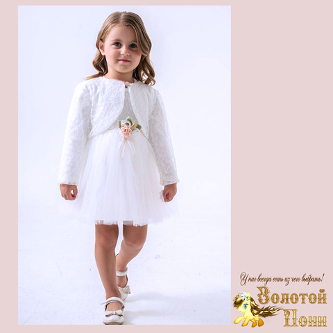 Платье с болеро девочке (2-4) 251125-SD981