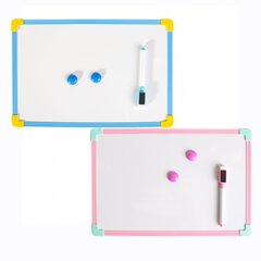 Доска магнитно-маркерная Alingar, 205х305 мм, маркер с губкой, 2 магнита, ассорти