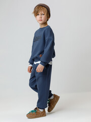 джемпер  для мальчика  КР 302796/синий космос к616