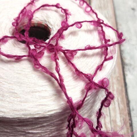 Кидмохер-букле PURA LANA ITALIA / AMELIA 180 фуксия