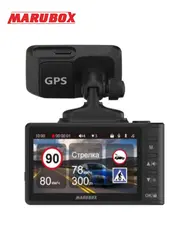 Видеорегистратор с GPS-информатором Marubox M345GPS + карта памяти 64Gb