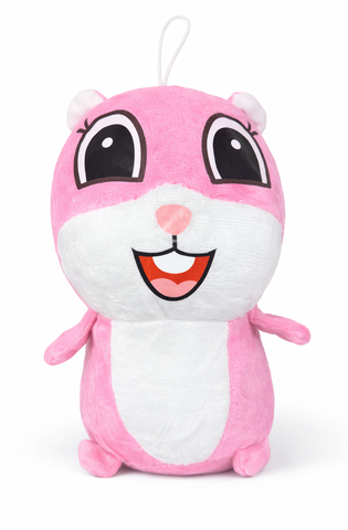 Мягкая Игрушка Хомяк Розовый 17*9*9 см.