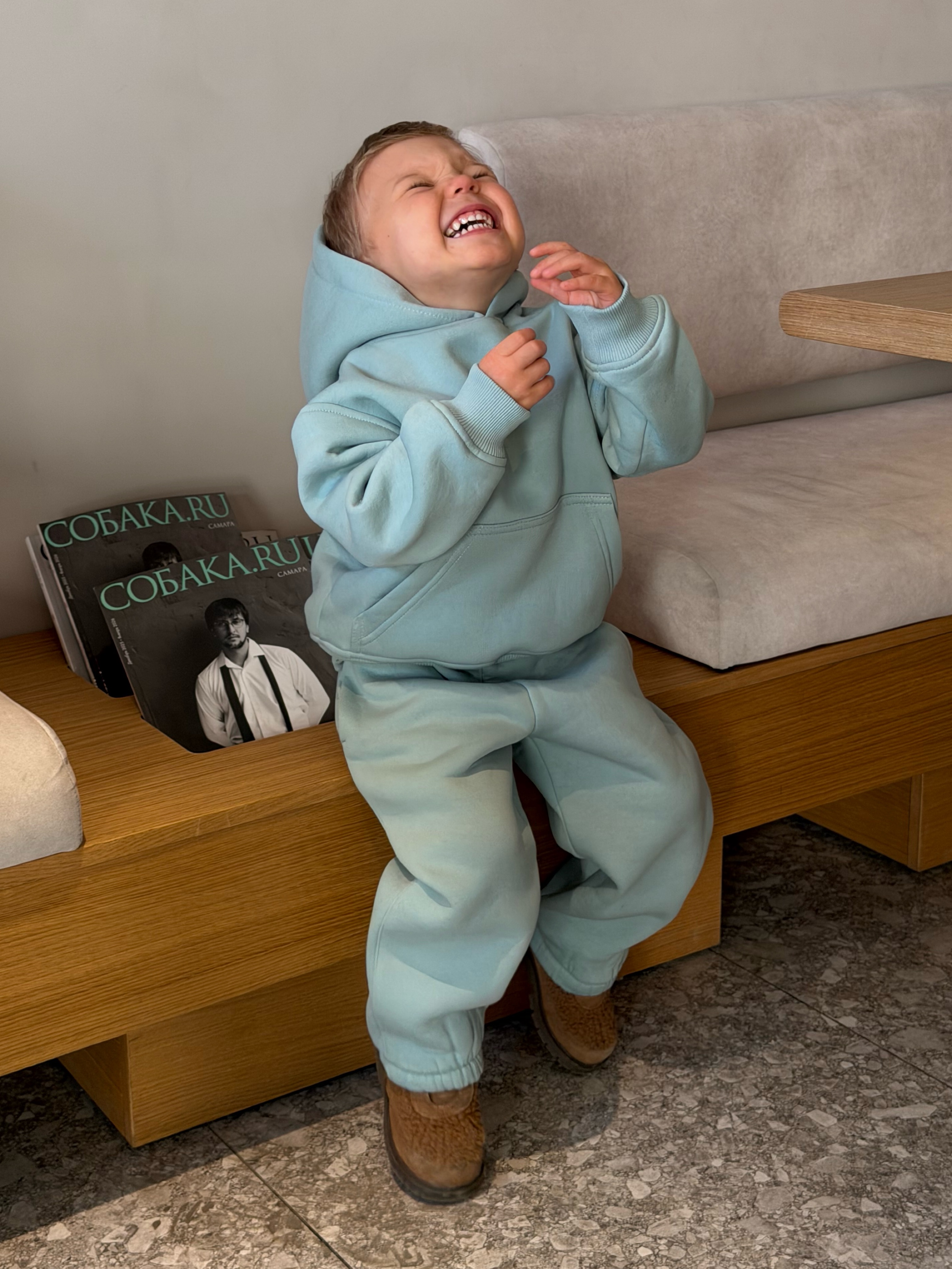 Костюм KIDS COMFORT, с начесом, ледяная мята