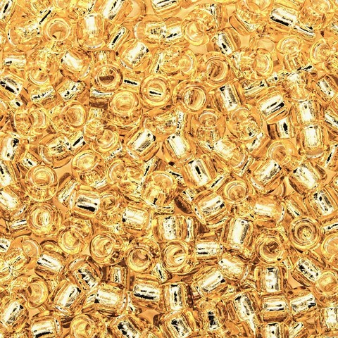 Японский бисер TOHO Round 8/0 (№PF22), с внутренним серебрением, прозрачный