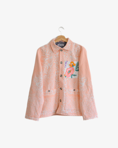 Куртка Soeurs с тремя карманами розовая