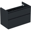 Allen Brau 1.210026.AM 1.210026.AM INFINITY Тумба 85, 2 ящ., антрацит матовый (346294)