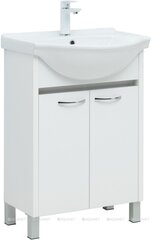 Aquanet 308382 Тумба c раковиной Донна 60 цв.белый глянец (Shenxin) (308382) фото