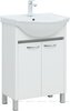 Aquanet 308382 Тумба c раковиной Донна 60 цв.белый глянец (Shenxin) (308382)