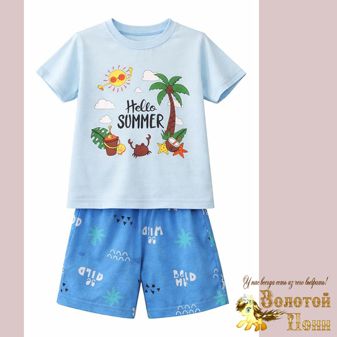 Пижама хлопок м (5-8) 260427-G9162