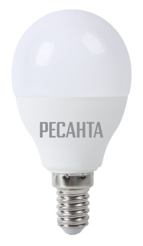 Лампа светодиодная РЕСАНТА LL-R-G45-7W-230-4K-E14