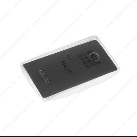 Накладка силиконовая для Nokia N435 прозрачная