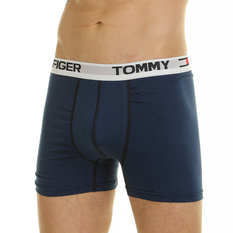 Мужские трусы боксеры темно-синие Tommy Hilfiger 44885