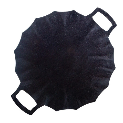 Садж ракушка из воронёной стали 35 см