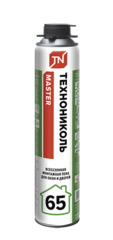 Пена монтажная бытовая Технониколь Master 65, всесезонная, 800 мл, 239459 ---