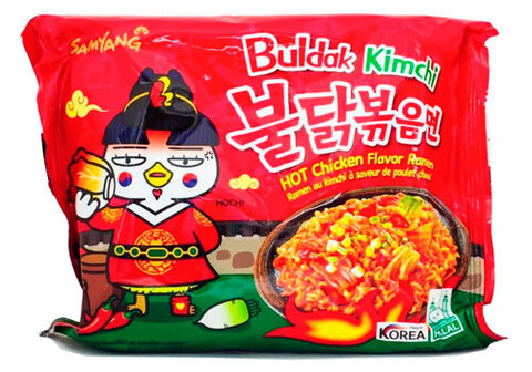 Лапша Рамен Samyang со вкусом острой курицы с кимчи, 135г