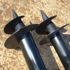 Монтаж винтовой сваи ВС-89