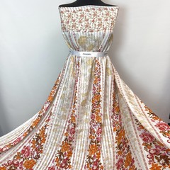 Ткань шифон шелковый купон с цветами Etro 1120