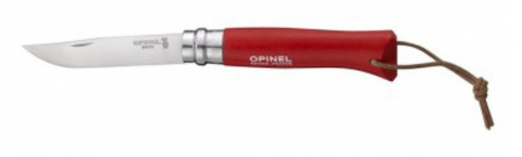 Нож складной перочинный Opinel Tradition Colored №08, 190 mm, красный (001705)