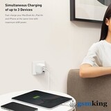 Uniq Verge Pro 66W Gan 2xUSB-C/USB-A White
